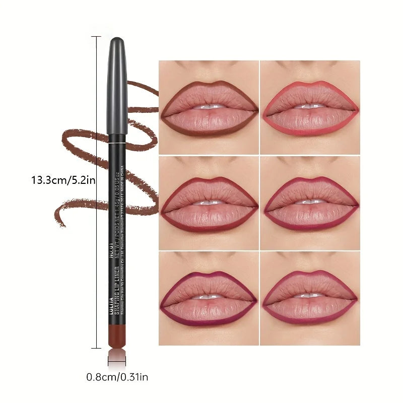 Crayon Lèvres Mat de Luxe – Tenue Longue Durée & Application Lisse pour Contour Parfait