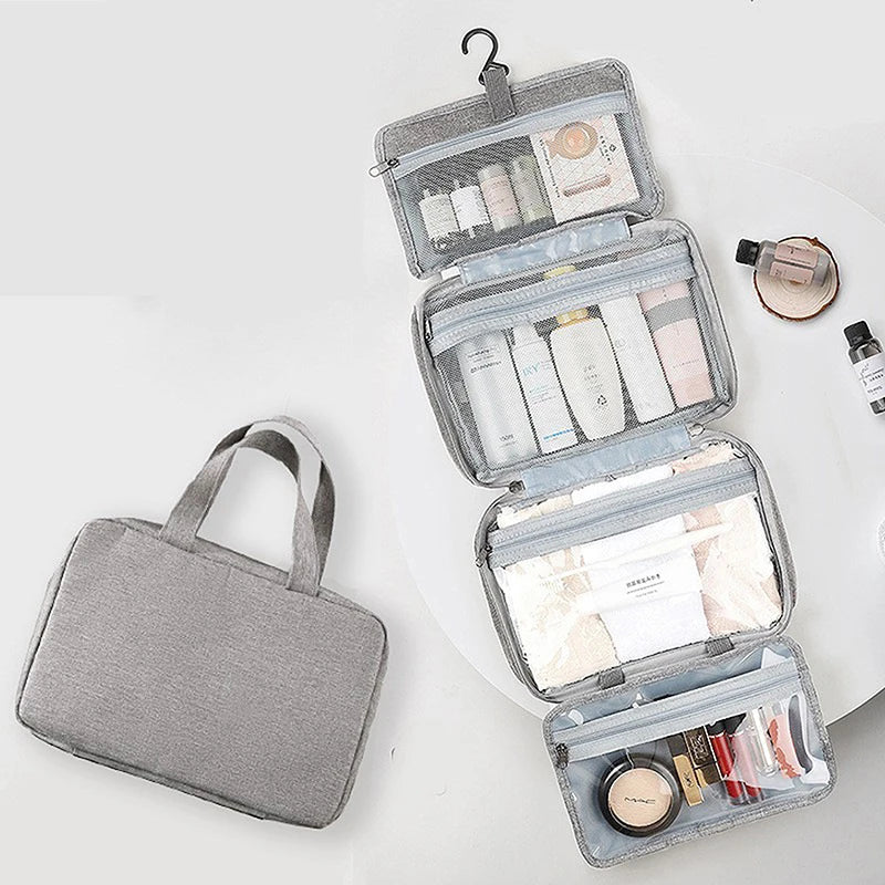 Trousse de Toilette Suspendue Étanche – Voyage & Salle de Bain