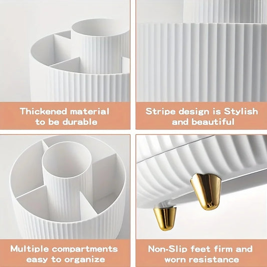 Organisateur de Maquillage Rotatif – Grande Capacité