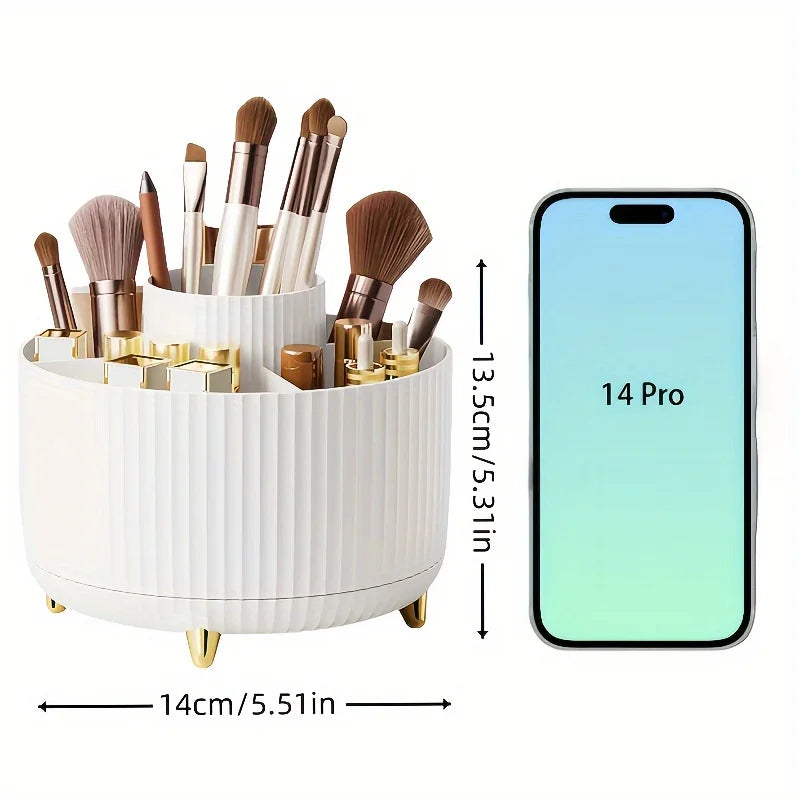 Organisateur de Maquillage Rotatif – Grande Capacité