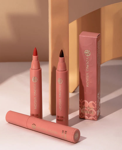 Stylo à Lèvres Mat – 6 Couleurs, Tenue Longue Durée & Effet Non-Transfert