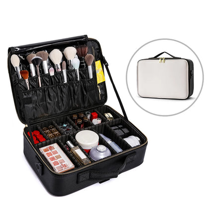 Trousse Cosmétique 3 Étages – Imperméable, pour Maquillage, Manucure et Rangement de Voyage