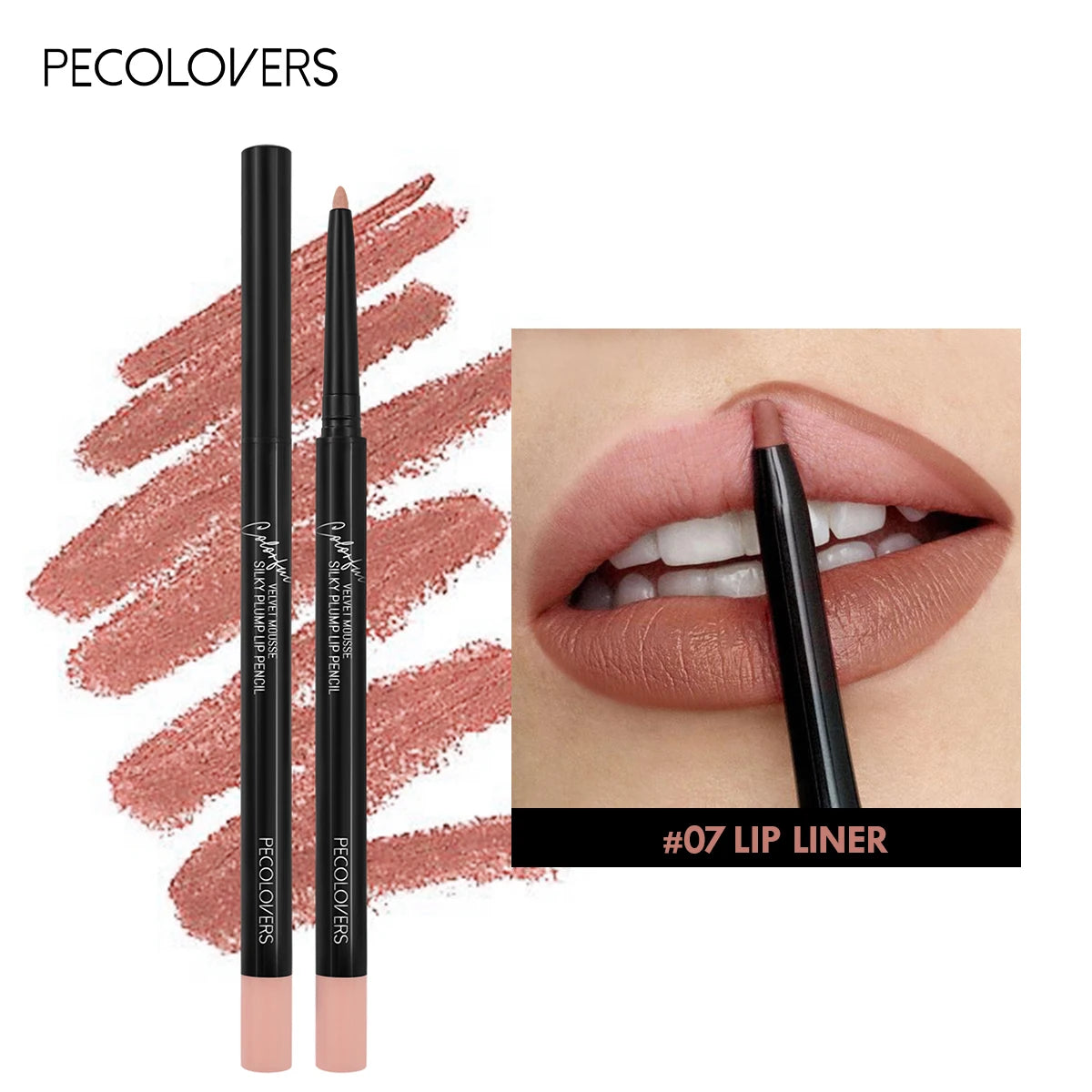 Rouge à lèvres nude mat velouté – longue tenue, waterproof, couleur intense