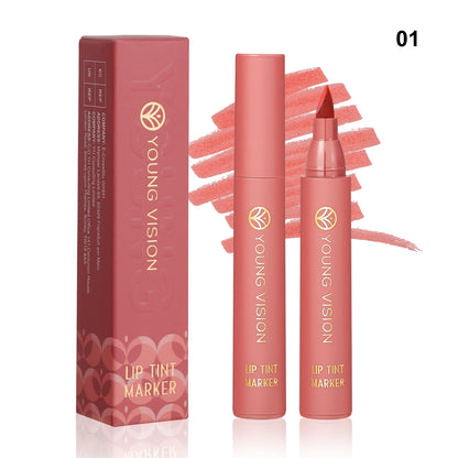 Stylo à Lèvres Mat – 6 Couleurs, Tenue Longue Durée & Effet Non-Transfert
