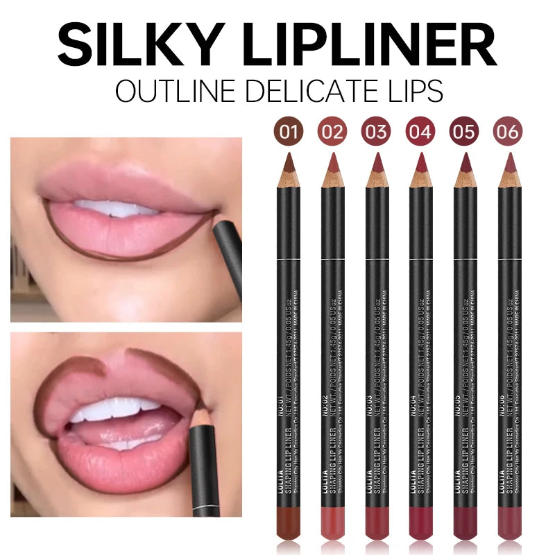 Crayon Lèvres Mat de Luxe – Tenue Longue Durée & Application Lisse pour Contour Parfait