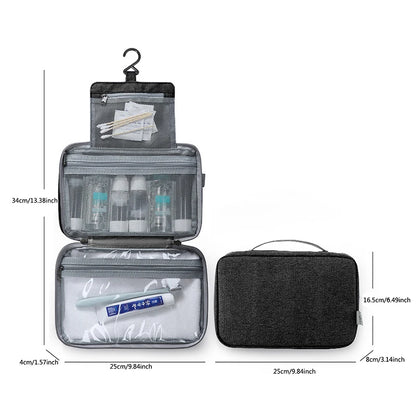 Trousse de Toilette Suspendue Étanche – Voyage & Salle de Bain