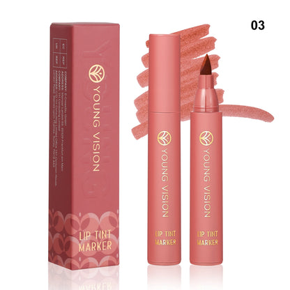 Stylo à Lèvres Mat – 6 Couleurs, Tenue Longue Durée & Effet Non-Transfert