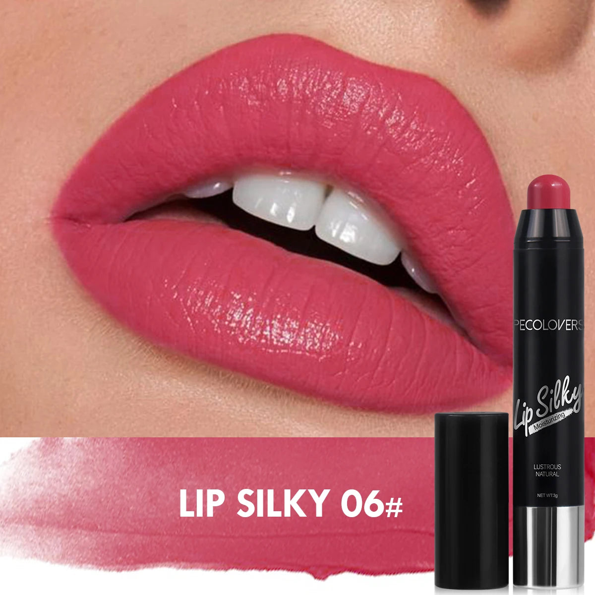 Crayon Rouge à Lèvres Mat Nude – Longue Tenue & Waterproof