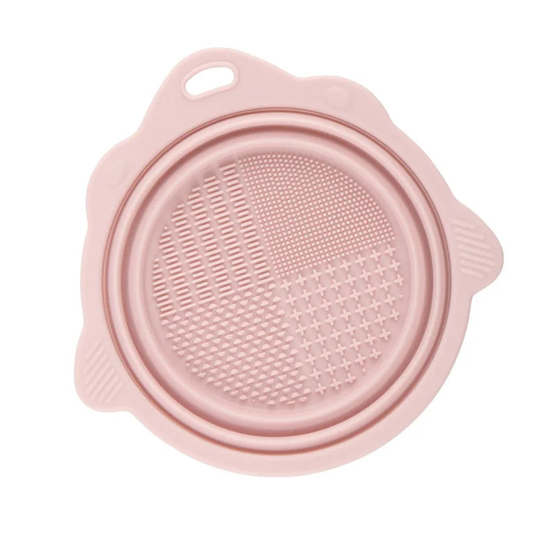 Bol Pliable en Silicone – Nettoyeur de Pinceaux de Maquillage