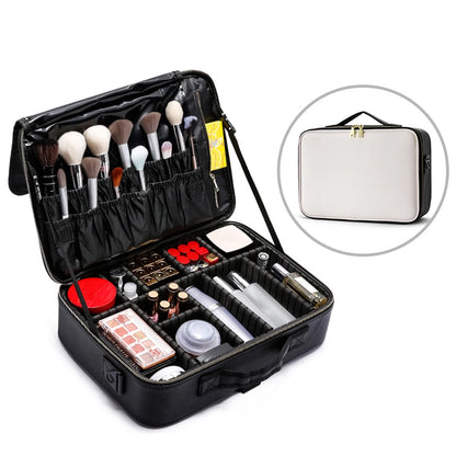 Trousse Cosmétique 3 Étages – Imperméable, pour Maquillage, Manucure et Rangement de Voyage