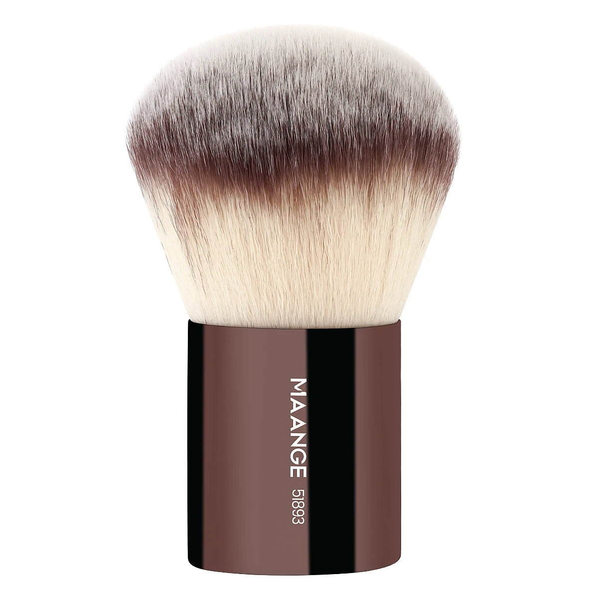 Pinceau de Maquillage Double Embout MAANGE – Fond de Teint, Poudre, Anti-cernes, Blush & Bronzer