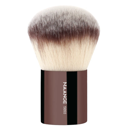 Pinceau de Maquillage Double Embout MAANGE – Fond de Teint, Poudre, Anti-cernes, Blush & Bronzer