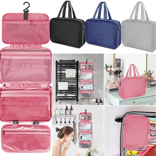 Trousse de Toilette Suspendue Étanche – Voyage & Salle de Bain