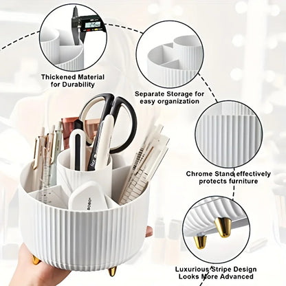 Organisateur de Maquillage Rotatif – Grande Capacité