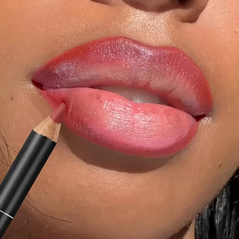 Crayon Lèvres Mat de Luxe – Tenue Longue Durée & Application Lisse pour Contour Parfait