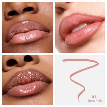 Crayon Lèvres Waterproof – Gloss Tatouage Peel-Off, Tenue Longue Durée & Teinte Mate