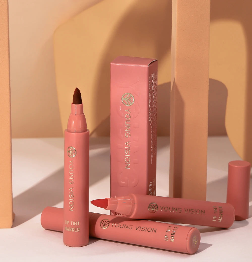 Stylo à Lèvres Mat – 6 Couleurs, Tenue Longue Durée & Effet Non-Transfert