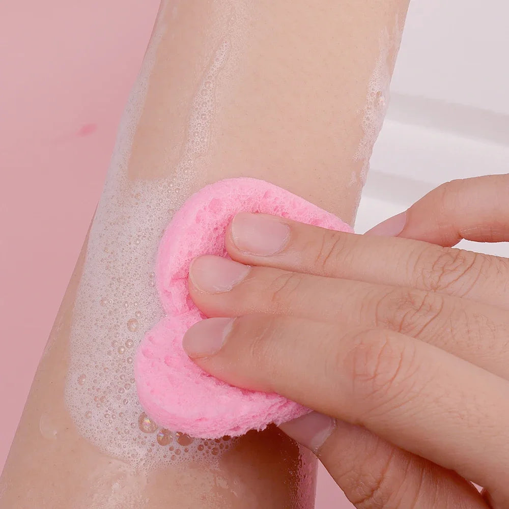 Éponges Visage en Cellulose Naturelle – Éponges Compressées pour Nettoyage, Démaquillage, Exfoliation & Soin de la Peau