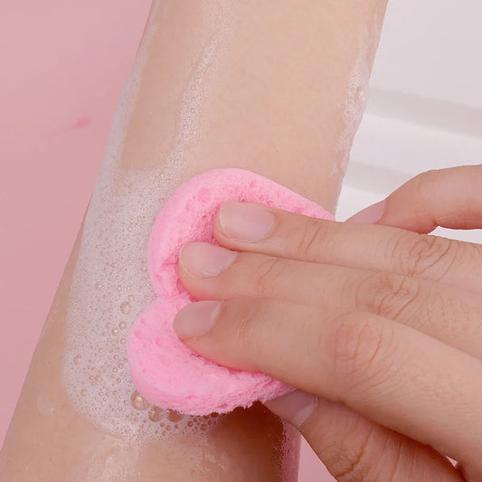 Éponges Visage en Cellulose Naturelle – Éponges Compressées pour Nettoyage, Démaquillage, Exfoliation & Soin de la Peau