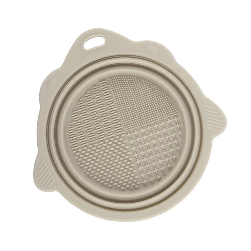 Bol Pliable en Silicone – Nettoyeur de Pinceaux de Maquillage