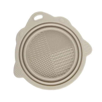 Bol Pliable en Silicone – Nettoyeur de Pinceaux de Maquillage
