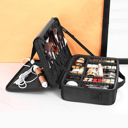 Trousse Cosmétique 3 Étages – Imperméable, pour Maquillage, Manucure et Rangement de Voyage