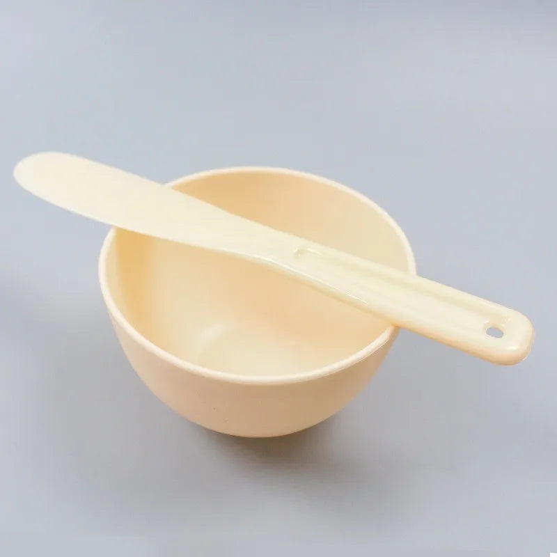 Kit Bol Masque Visage en Silicone – Spatule, Pinceau & Accessoires de Mélange pour Soins DIY et Salon