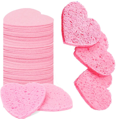 Éponges Visage en Cellulose Naturelle – Éponges Compressées pour Nettoyage, Démaquillage, Exfoliation & Soin de la Peau